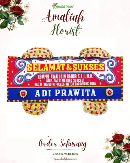 Papan Bunga Ucapan Selamat Petulu